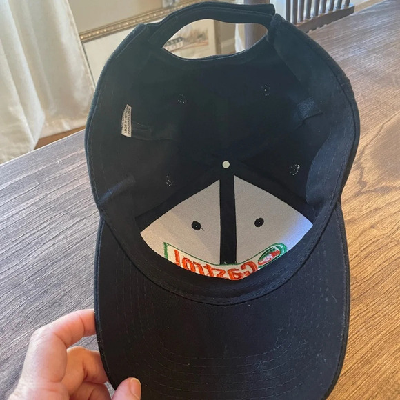 Castrol Black Hat Cotton Strap Back Baseball Cap One Size Adjustable Oil… - Picture 3 of 6